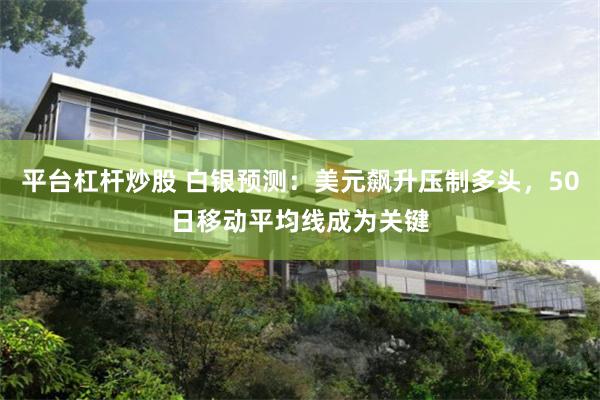 平台杠杆炒股 白银预测：美元飙升压制多头，50日移动平均线成为关键