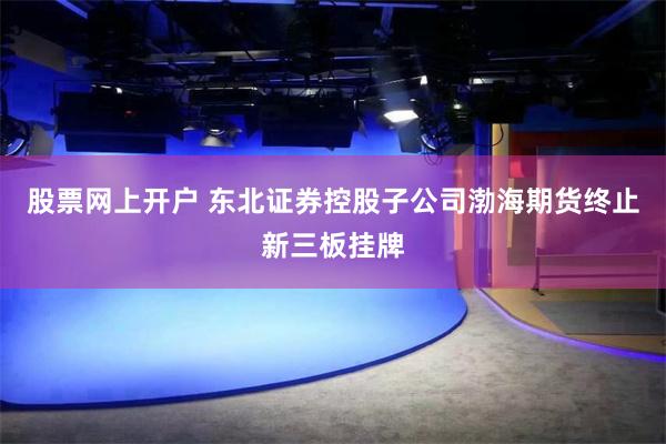 股票网上开户 东北证券控股子公司渤海期货终止新三板挂牌