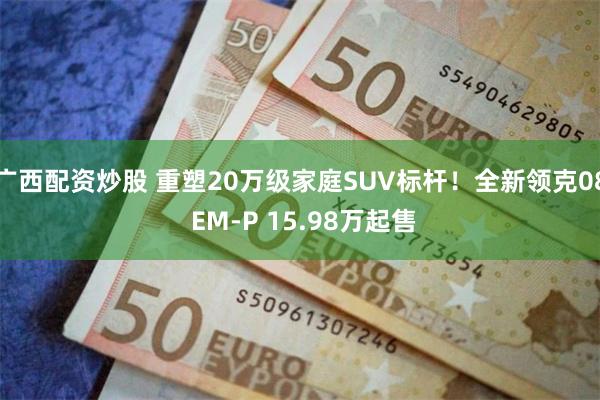 广西配资炒股 重塑20万级家庭SUV标杆！全新领克08 EM-P 15.98万起售