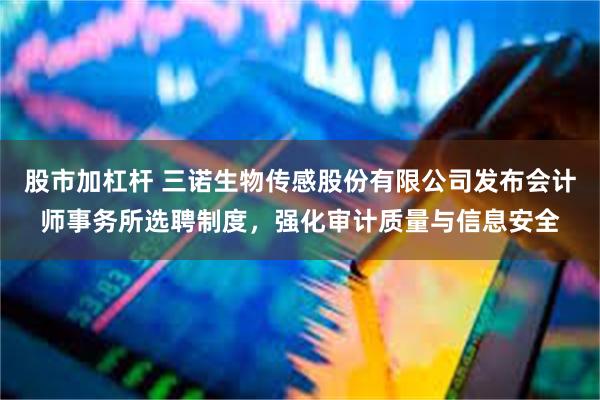 股市加杠杆 三诺生物传感股份有限公司发布会计师事务所选聘制度，强化审计质量与信息安全
