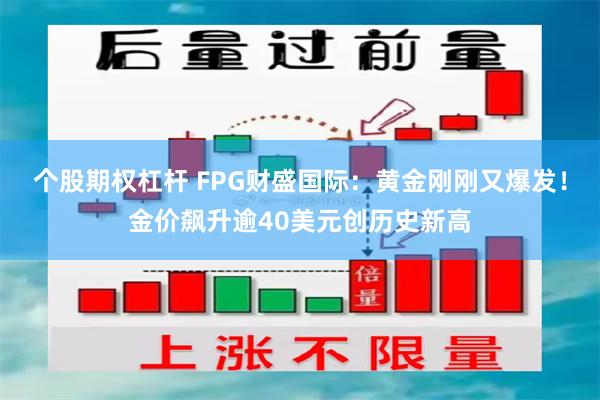 个股期权杠杆 FPG财盛国际：黄金刚刚又爆发！金价飙升逾40美元创历史新高