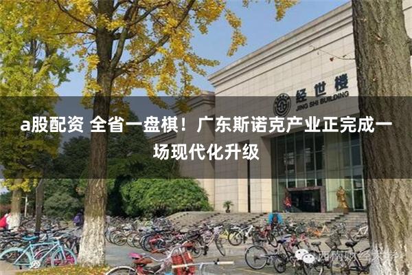 a股配资 全省一盘棋！广东斯诺克产业正完成一场现代化升级