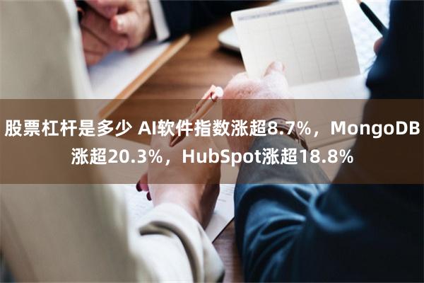 股票杠杆是多少 AI软件指数涨超8.7%，MongoDB涨超20.3%，HubSpot涨超18.8%