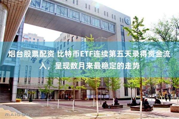 烟台股票配资 比特币ETF连续第五天录得资金流入，呈现数月来最稳定的走势
