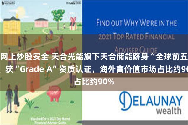 网上炒股安全 天合光能旗下天合储能跻身“全球前五”、获“Grade A”资质认证，海外高价值市场占比约90%