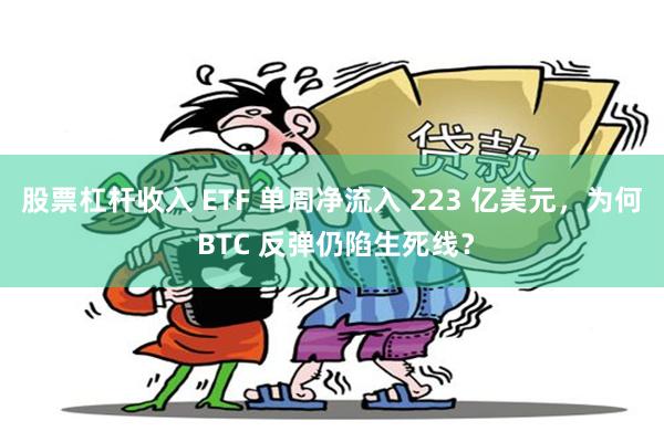 股票杠杆收入 ETF 单周净流入 223 亿美元，为何 BTC 反弹仍陷生死线？