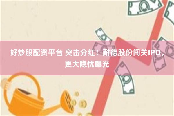 好炒股配资平台 突击分红！耐德股份闯关IPO，更大隐忧曝光