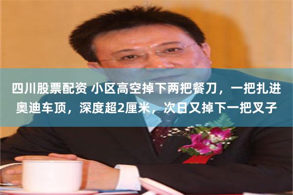 四川股票配资 小区高空掉下两把餐刀，一把扎进奥迪车顶，深度超2厘米，次日又掉下一把叉子