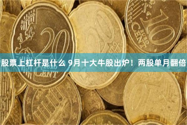 股票上杠杆是什么 9月十大牛股出炉！两股单月翻倍